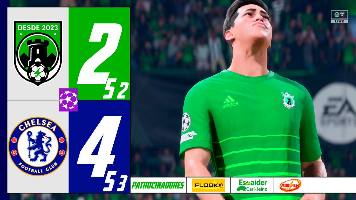 ByTSA_FC's tweet photo. Nos despedimos de la #Champions al caer vs @ChelseaFC_Sp

Tras una 1ª parte desastrosa, llevamos el partido a la prorroga

Nos pusimos por delante, pero el no querer parar al jugador con el balón hizo que los penaltis nos quitasen el sueño europeo

¡Volveremos más fuertes!

#FC26 https://t.co/i6zLqROgoj
