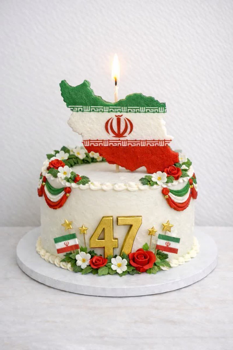 تولد انقلابمون مبارک⚘️
به عشق ایران، 
به عشق این پرچم‌مقدس🇮🇷☫
فردا همه می‌آییم 

#روز_یأس_دشمن
#ایستادگی_مردم