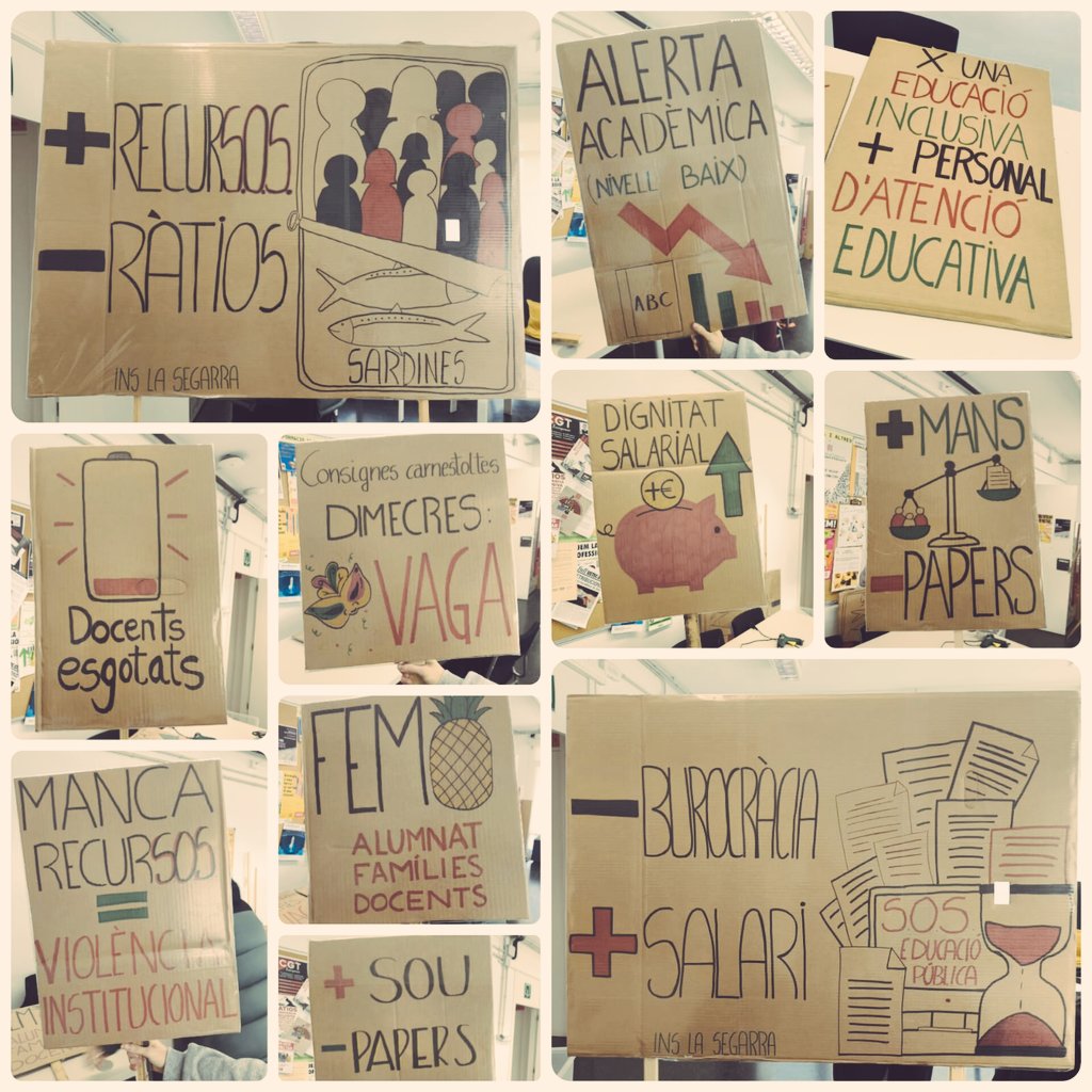 adammajo's tweet image. Vaga de profes a favor de tothom.