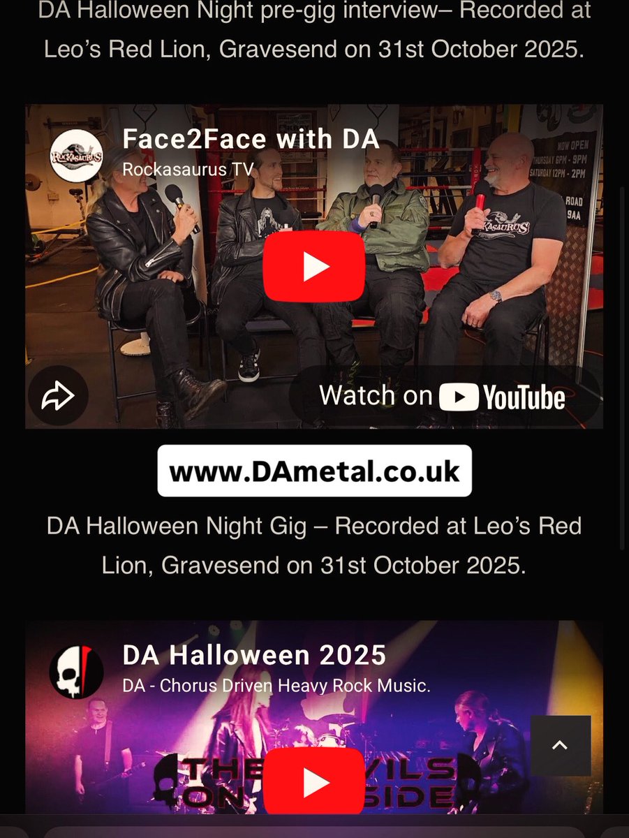 DA - Heavy Rock Band. tweet media