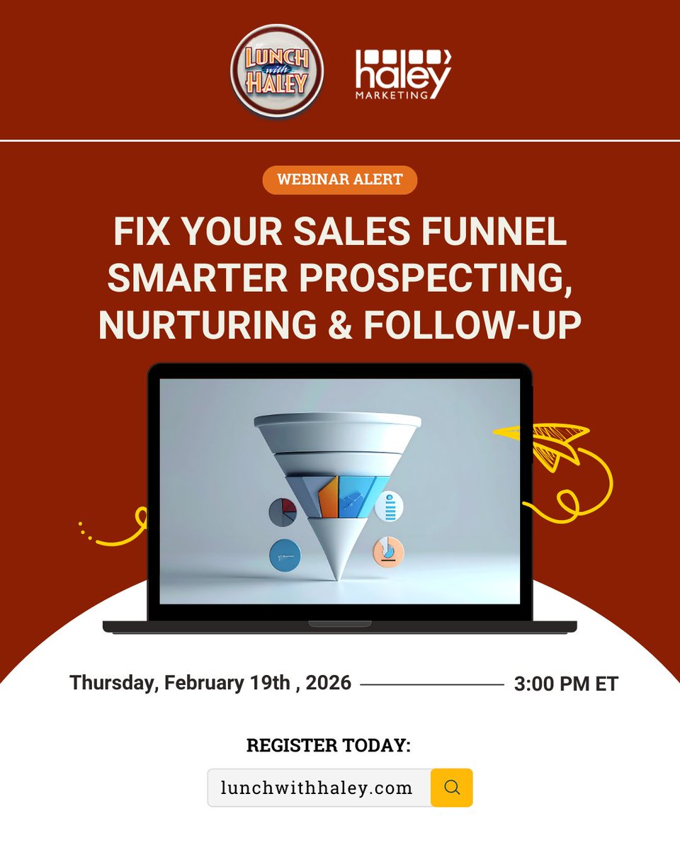 Join us for Lunch with Haley to learn how to warm prospects before outreach, use nurture sequences that actually increase response rates, and combine automation + AI with the human touch that closes deals. nsl.ink/gfu3