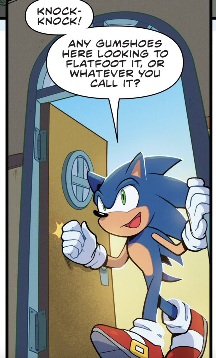 was catching up on sonic idw and i got to the infamous panel