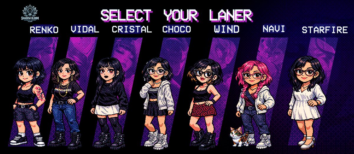 Desde las sombras nace una nueva flor…
🖤💜

Cada una de nuestras guerreras está lista para darlo todo en esta nueva edición de la <a href="/LigaValkyria/">VISA Valkyria | #VVK💜</a>

Todas listas para demostrar y dar un show en la grieta ⚔️

💫 Nuestro roster oficial:

🔝 Renko — @chegui_
🌳 Vidal — <a href="/vidallol_/">Vidal</a>
🧙