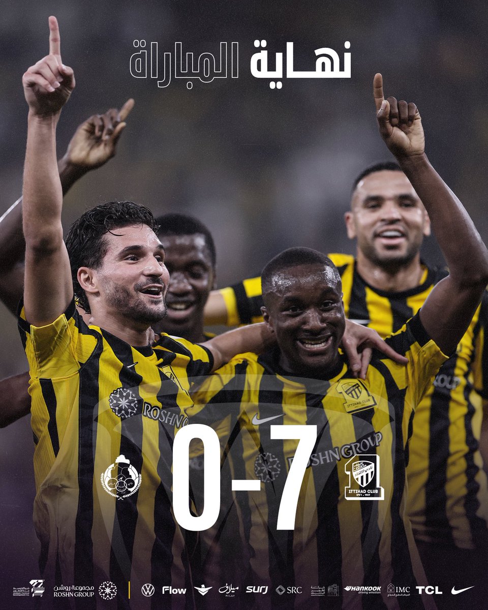 trki833's tweet photo. نهاية المباراة :
الاتحاد 7 الغرافة القطري 0
لو كنت مسؤولا" في الإتحاد القطري لكرة القدم ، لأصدرت قرارا" بمنع مشاركة الأندية القطرية في بطولة النخبة الأسيوية.
حتى يتم دراسة أسباب هذه المهازل والنتائج الكوارثية ، التي تُسيء لسمعة ومكانة الرياضة في قطر الشقيقة. https://t.co/S5L6z1uMBL