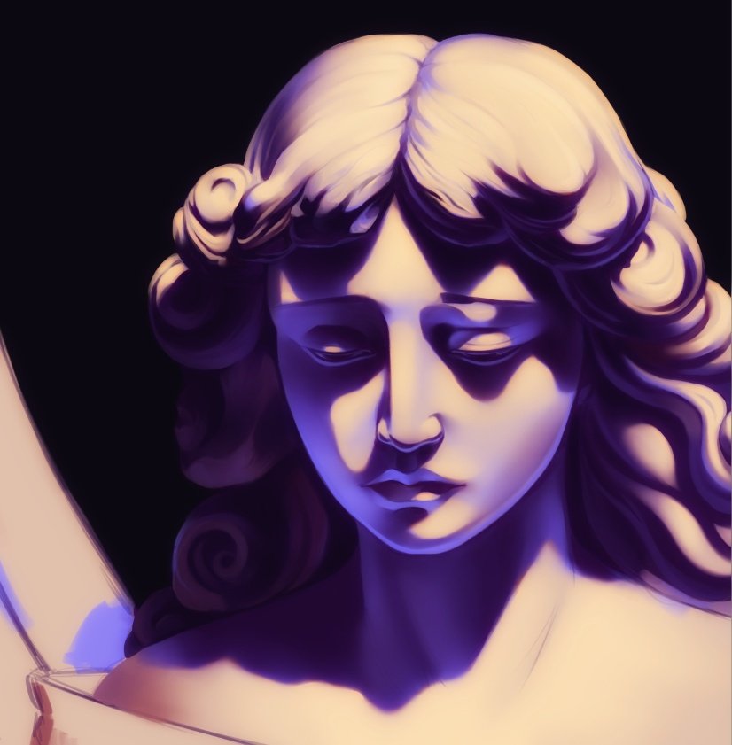 I've decided to maybe take a break from various FDs for a while and start self-improving, as I don't see much progress in my drawing skills. So here's a spoiler for the art: it's just a statue in my style; I thought it would be much worse.🐼
#art #digitalart