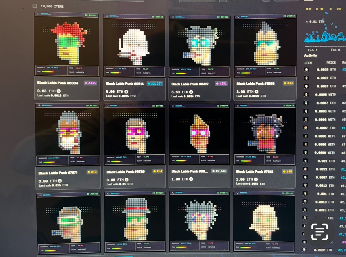 LLB_xBC's tweet photo. What a collection @BlackLableMiner it fizzes and pops and if ur lucky 🍀 they explode 🤯!! #Truecrew #720 #trucrew #whiteonwhite https://t.co/fwFLNnHme6