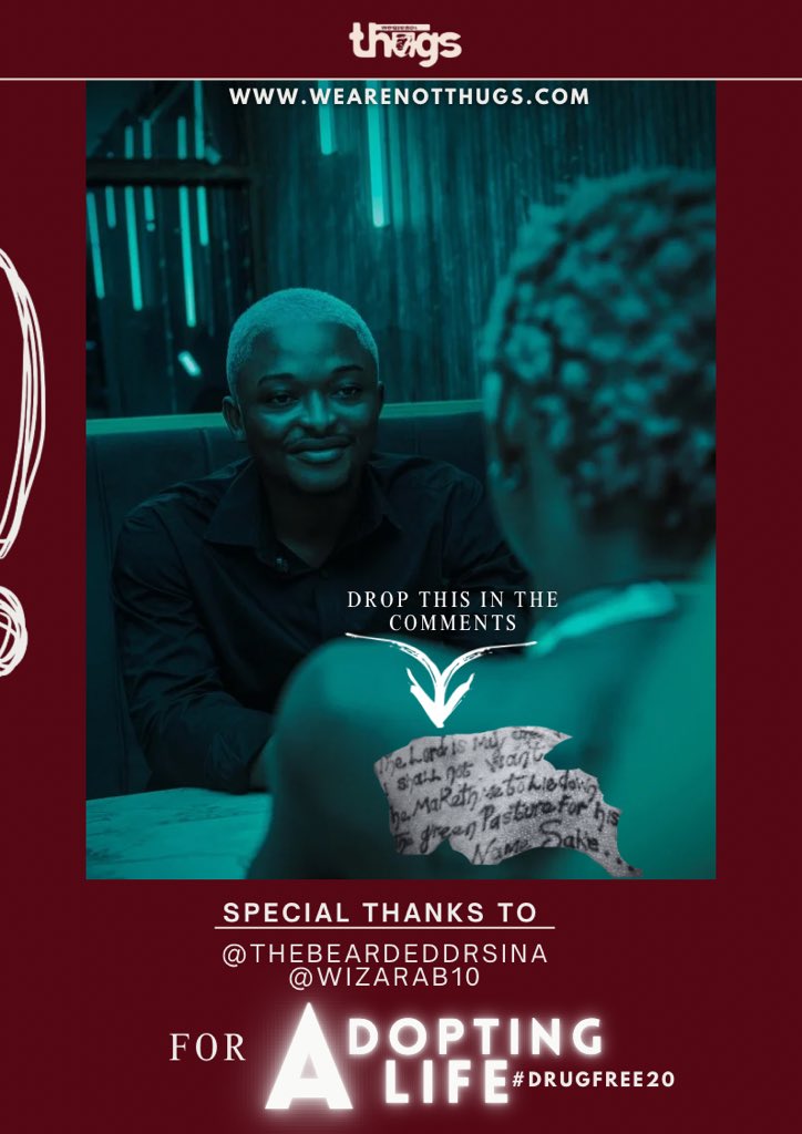 WE ARE NOT THUGS tweet media