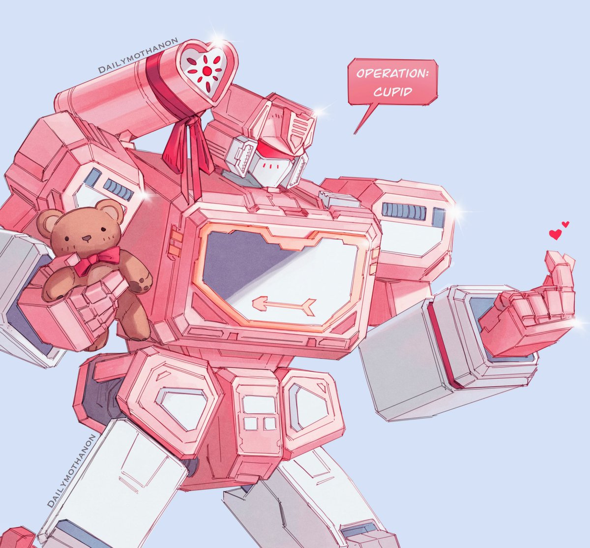 The most superior Cupid, at your service!! Who he’ll let fall in love is for him to know and you to find out… 💘
#transformers #soundwave