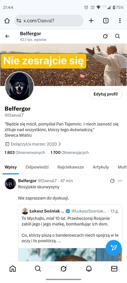 Daeval7's tweet image. 1700 obserwujących..Niedługo XVIII wiek.