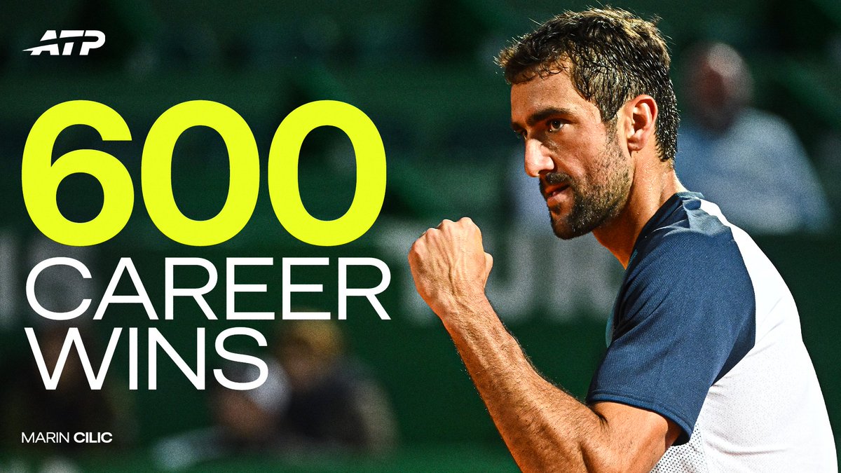 Marin Cilic joins Novak Djokovic as the only active players with 600 tour-level wins 🙌

atptour.com/en/news/cilic-…