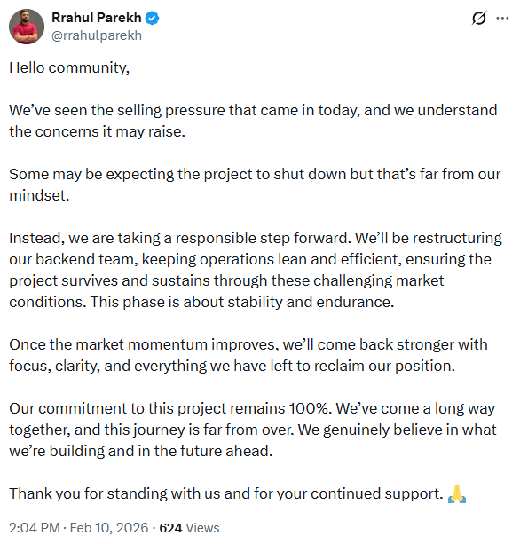 <a href="/PhilWri54612166/">Rezor Multi Millionaire</a> knew stuff 😅😅😅, that's why he dumped his whole bag today. If you are still invested in Rezor be smart and do the right thing to do.... 🤪(well if you are still invested I doubt you are smart tbh). <a href="/rrahulparekh/">Rrahul Parekh</a> is just a scammer along with all the others that