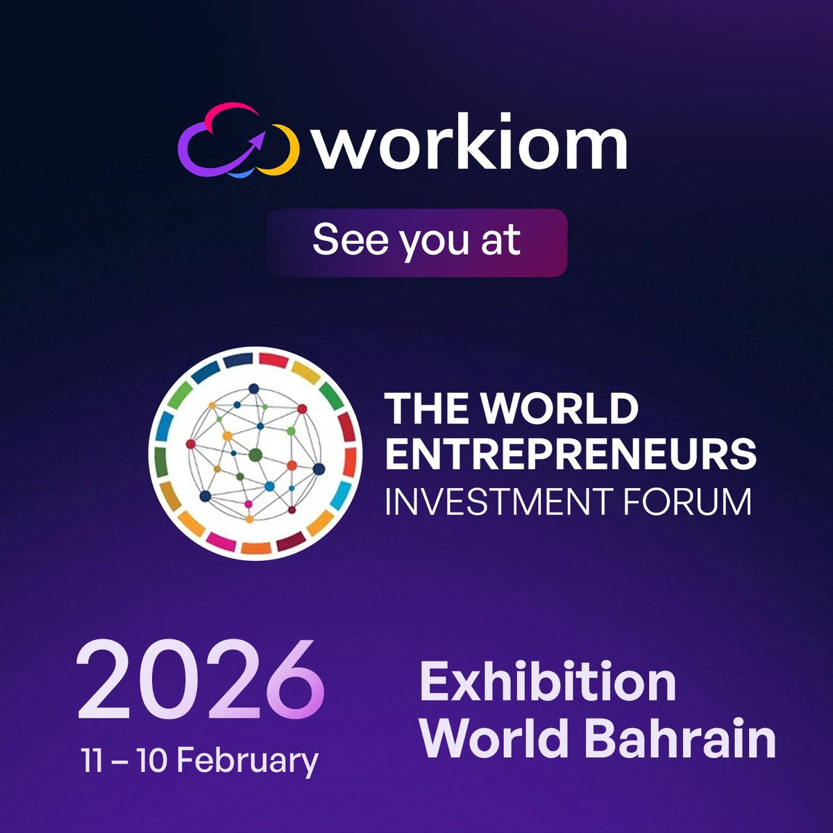 We’re glad to be part of The World Entrepreneurs Investment Forum <a href="/weifofficial/">THE WEIF</a>

If you’re attending, we’d be happy to meet and exchange practical perspectives on building systems that actually work in real environments.

📅 10–11 Feb. 2026
📍 Exhibition World Bahrain

#Workiom