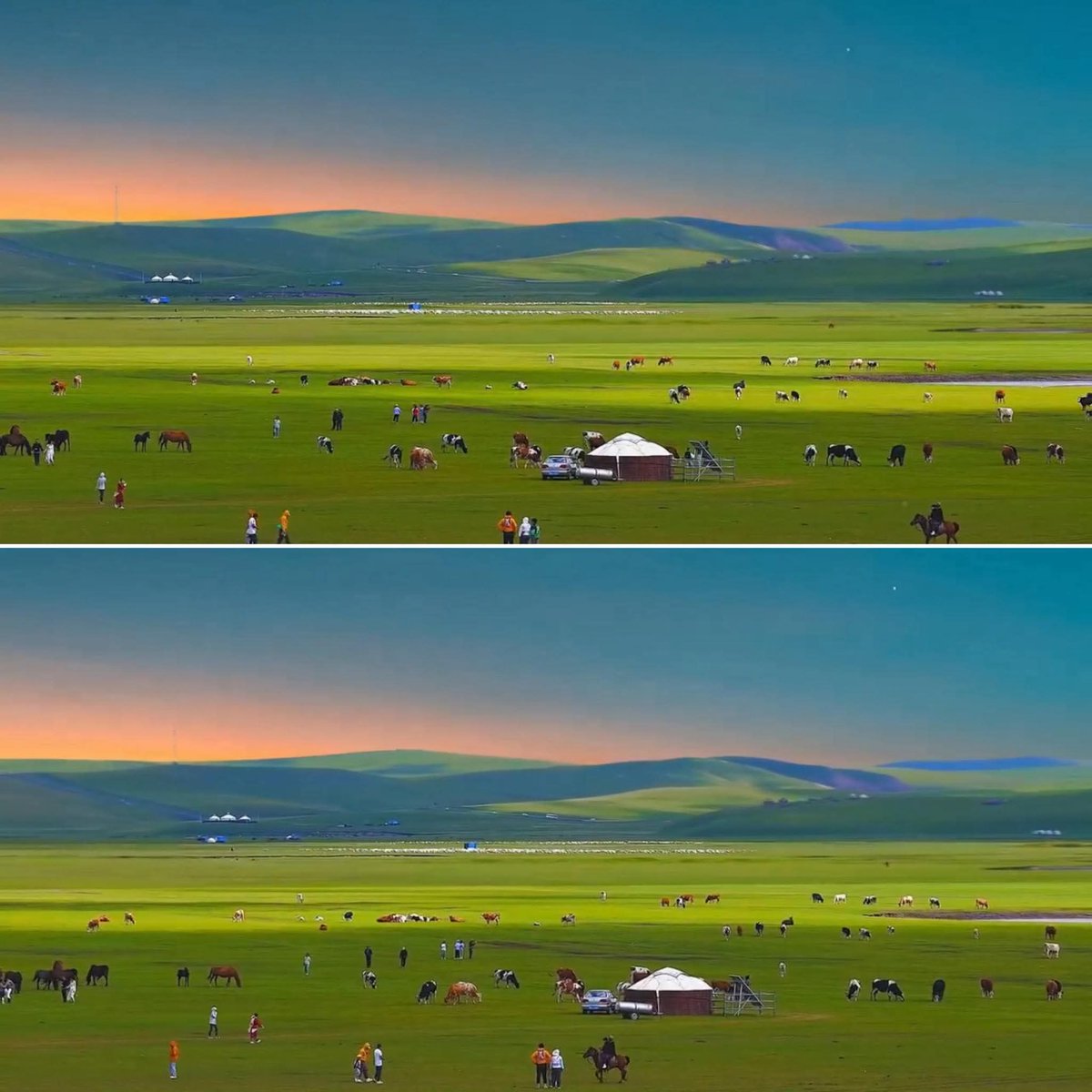 وكأنه مشهد سينمائي 😍❤️

الصورة من كشمير الواقعة بين جبال الهيمالايا وجبال بير بانجال