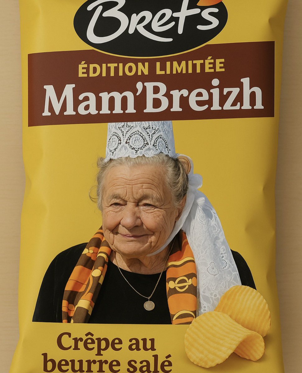 Mammbreizh's tweet photo. Chips crêpe au beurre salé 🤣
#Dualipa #Bretagne #Brets https://t.co/3WIkVeFK3a