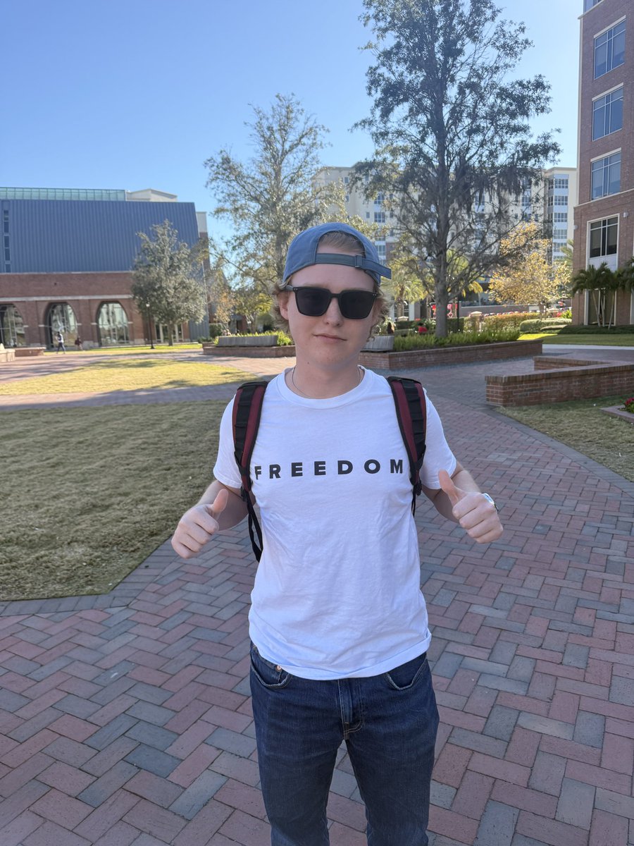 Charlie Kirk inspired millions of students across America to LIVE BOLDY

Give a high five to your fellow Americans the next time you see them rocking the <a href="/charliekirk11/">Charlie Kirk</a> FREEDOM T

<a href="/tpusastudents/">TPUSA Students</a> | <a href="/TPUSA/">Turning Point USA</a> | <a href="/MrsErikaKirk/">Erika Kirk</a>