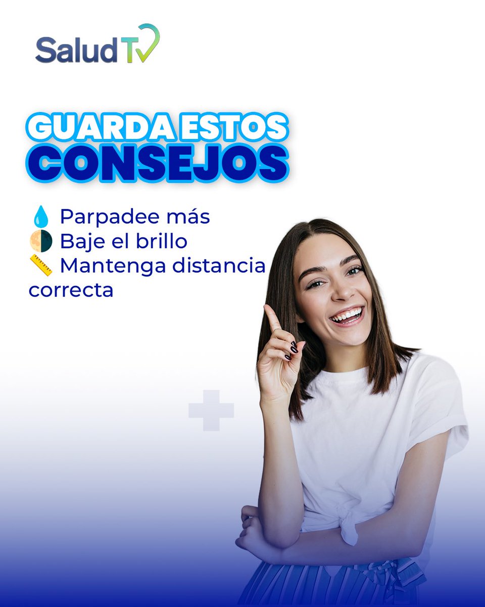 👁️📱 ¿Vives frente a una pantalla?
Tus ojos también necesitan cuidados.

👉 Desliza el carrusel y descubre consejos simples para proteger tu salud visual 👀✨

Guárdalo 📌, compártelo 🔁 y cuéntanos:
¿cuántas horas al día usas pantallas?

📺 Salud TV

#SaludTV #CuidaTusOjos