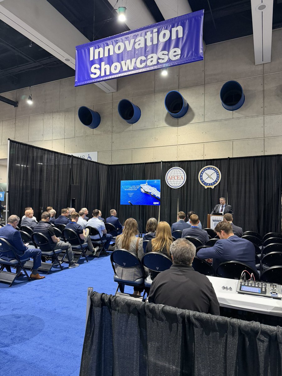 glmcgovern's tweet photo. WEST 2026 … where the exchange of ideas and solutions are flowing and connections are being made. #WEST2026 @AFCEA @NavalInstitute https://t.co/LfpkFQLsVy