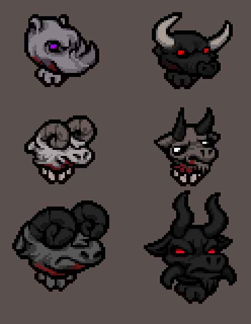 #pixelart #ドット絵 #tboi #thebindingofisaac In the Animal World