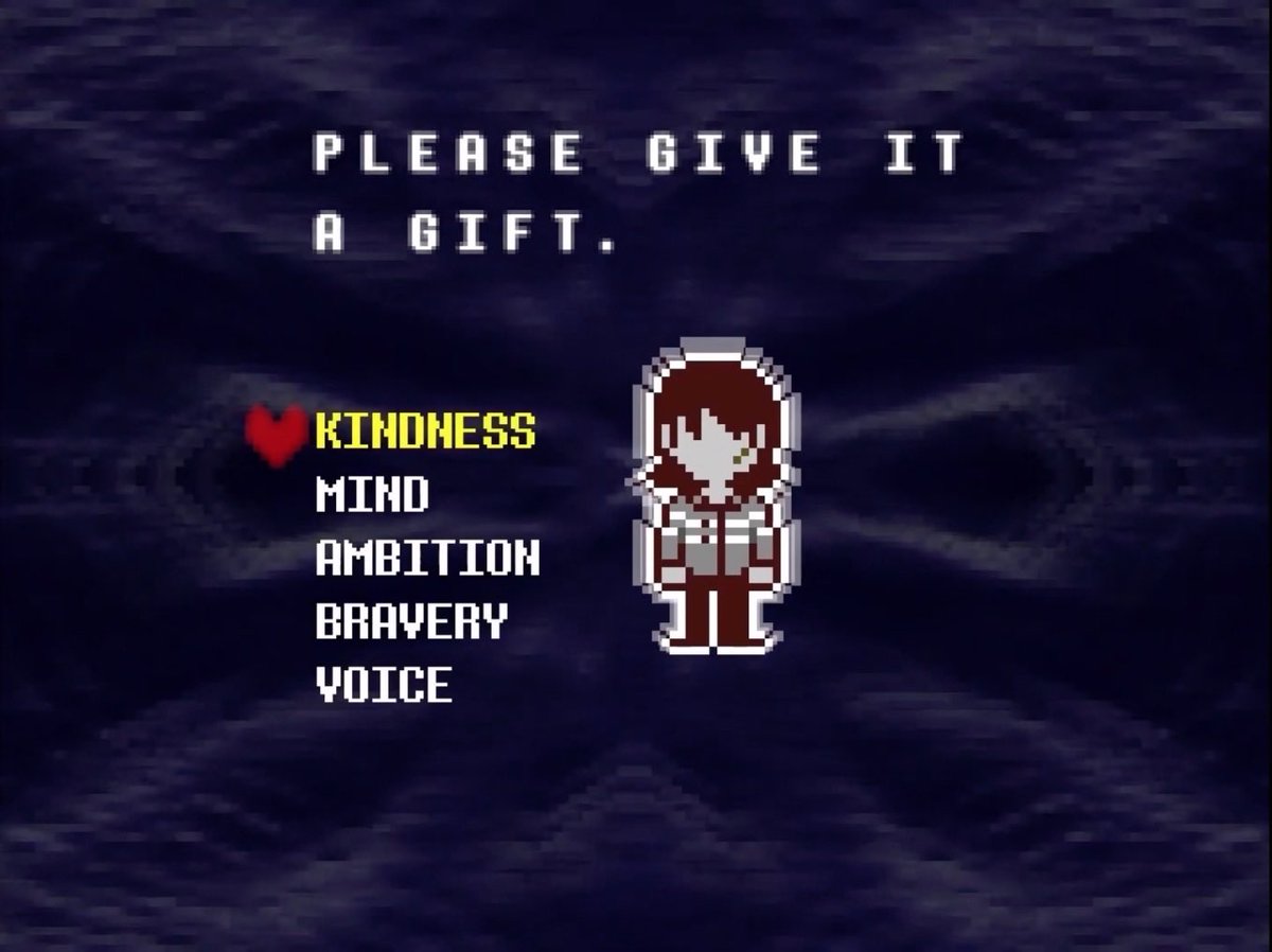 TemmieOrSmth99's tweet photo. Am I insane?? Or does Toby just like putting kindness and bravery together for some reason??

This can’t be a coincidence right I swear I’m not crazy https://t.co/5AUDZoCYtS