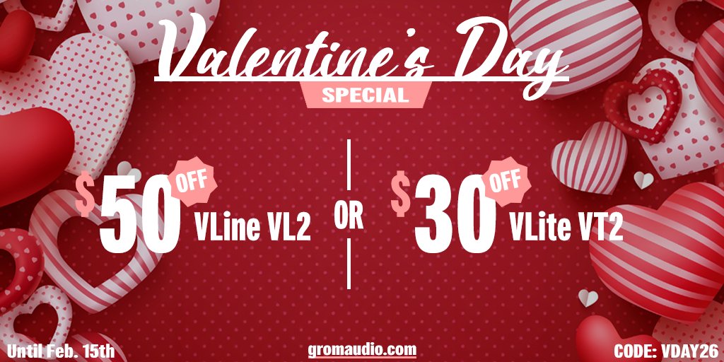 gromaudio's tweet photo. Love your car a little extra this Valentine’s Day 💘
Add CarPlay & Android Auto to your factory car stereo — and save!

✨ $50 OFF VLine VL2
✨ $30 OFF VLite VT2

Use code VDAY26 at checkout
⏳ Ends February 15
👉 https://t.co/Q8IDfab52q

Upgrade your driving experience and... Drive Happy! 🚗❤️

#ValentinesDayDeal #CarPlay #AndroidAuto #CarTech #gromvline #DriveHappy