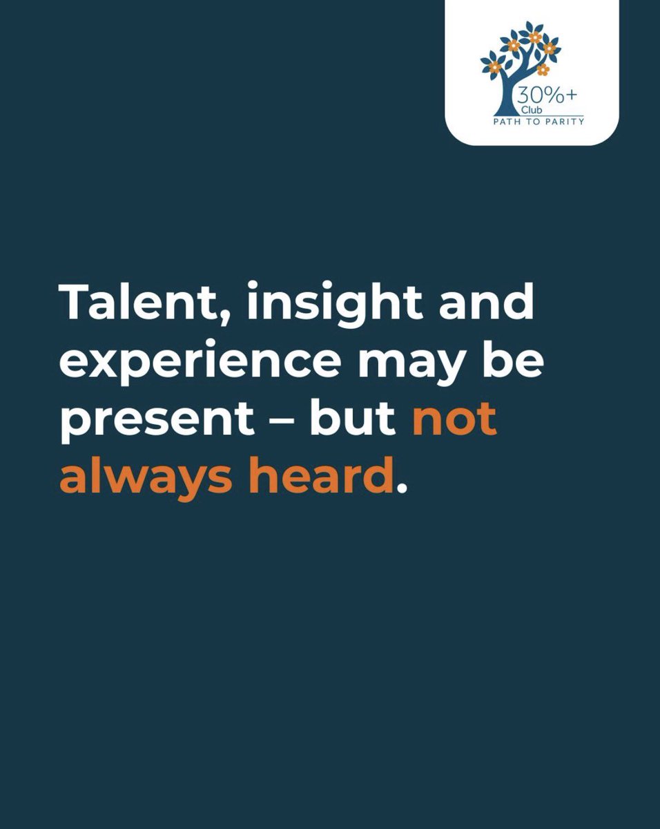 Esto sucede más de lo que creemos en espacios de liderazgo. La inclusión no es solo ocupar un lugar en la mesa, sino diseñar entornos donde las distintas voces sean activamente invitadas, valoradas y consideradas. Ahí empiezan las mejores decisiones. Imagen: <a href="/30percentclub/">30% Club</a>