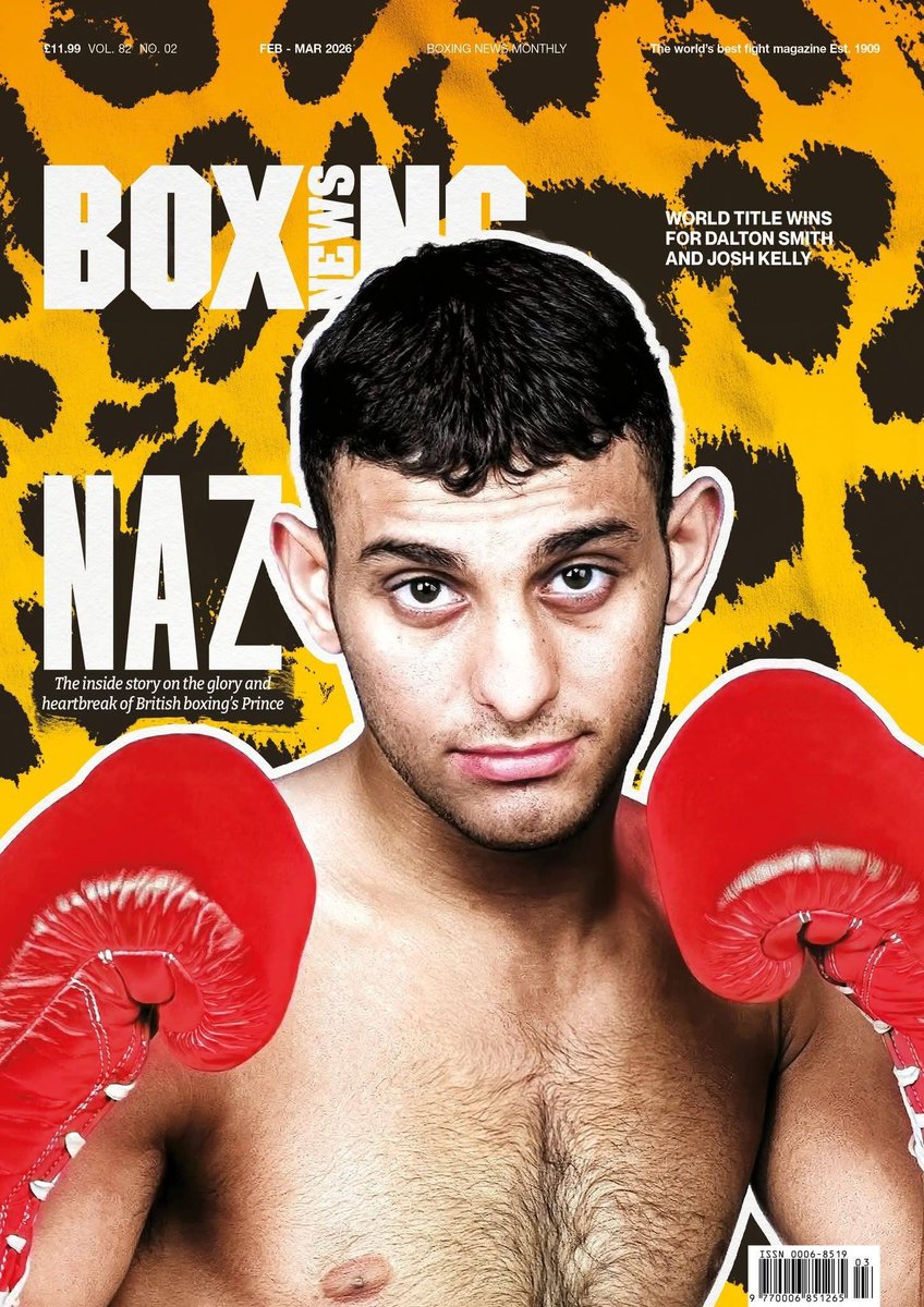 The new <a href="/BoxingNewsED/">Boxing News</a> will be on sale Thursday:

Naseem Hamed
Dalton Smith 
Shakur Stevenson
Josh Kelly 
Calzaghe-Lacy
Steve Sims
20-page Retro section

plus more features, columns, news, previews, ratings, results,  and loads more

Or have it delivered: boxingnews.imbmsubscriptions.com/currentissue