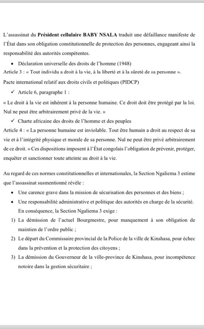 isaaczoka's tweet photo. ALLIANCE POUR LE CHANGEMENT,FÉDÉRATION LUKUNGA SUD-OUEST,SECTION NGALIEMA 3,COMMUNIQUÉ OFFICIEL DE DÉNONCIATION
La Section Ngaliema3,agissant par l’entremise de son Pr Sectionnaire, Mr  ISAAC.Z,porte à la connaissance de l’opinion publique nationale et internationale ce qui suit: https://t.co/rQXBAC1BzN