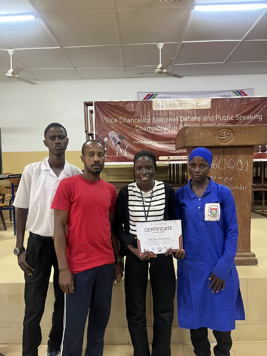 University of The Gambia Debate Association(UTGDA) tweet media