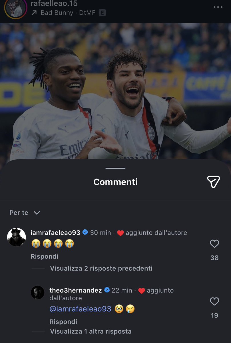 itsgabe20's tweet image. Leao and Theo 💔