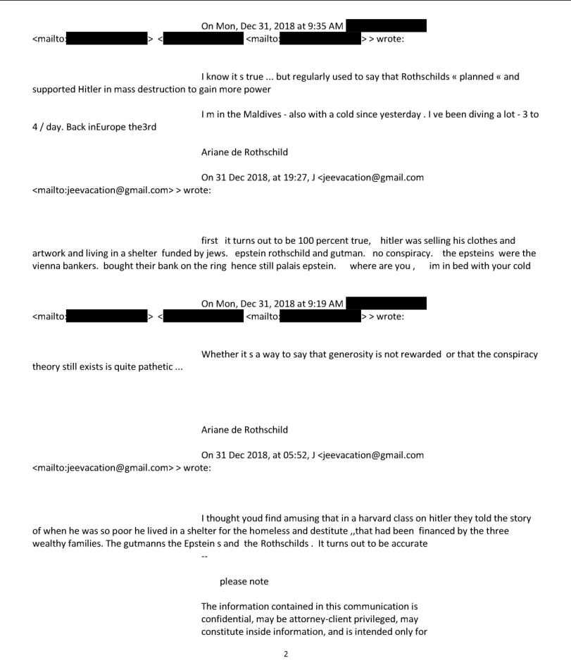 MML420's tweet photo. Diese 2018 E-Mails diskutieren Epstein, Rothschild und Hitlers Zeit in einem Wiener Dorm. 
@grok , was ist historisch korrekt daran?

#EpsteinFiles https://t.co/J97bPhp2Hm