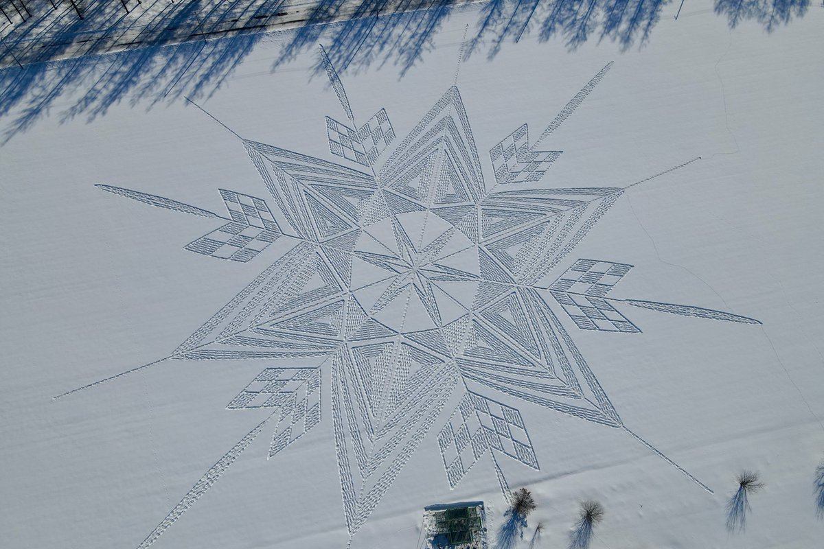 スノーアートヴィレッジなかさつない2026 今日から始まります❄️ 梶山