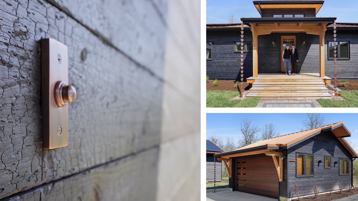 candyg87's tweet photo. Charred, textured, sustainable—and timeless.

Shou Sugi Ban wood isn’t just a look, it’s a story. Big thanks to @pioneermillwork for today’s lunch &amp; learn! 🌿🔥

#ShouSugiBan #SustainableDesign #ArchitectureMaterials #MomentArchitects #DesignThatLasts https://t.co/90oWHet0ti