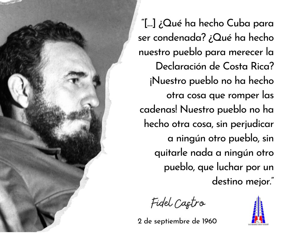 “¿Qué ha hecho Cuba para ser condenada?  ... Nuestro pueblo no ha hecho otra cosa, sin perjudicar a ningún otro pueblo, sin quitarle nada a ningún otro pueblo, que luchar por un destino mejor.”
#30MemorialJoséMartí <a href="/KenelmaCarvaja1/">Kenelma Carvajal</a> <a href="/hectorsorio21/">hectorsorio21</a> <a href="/EduardoLopezL65/">Eduardo López Leyva</a> <a href="/islainsumisa/">Elier Ramírez Cañedo</a>