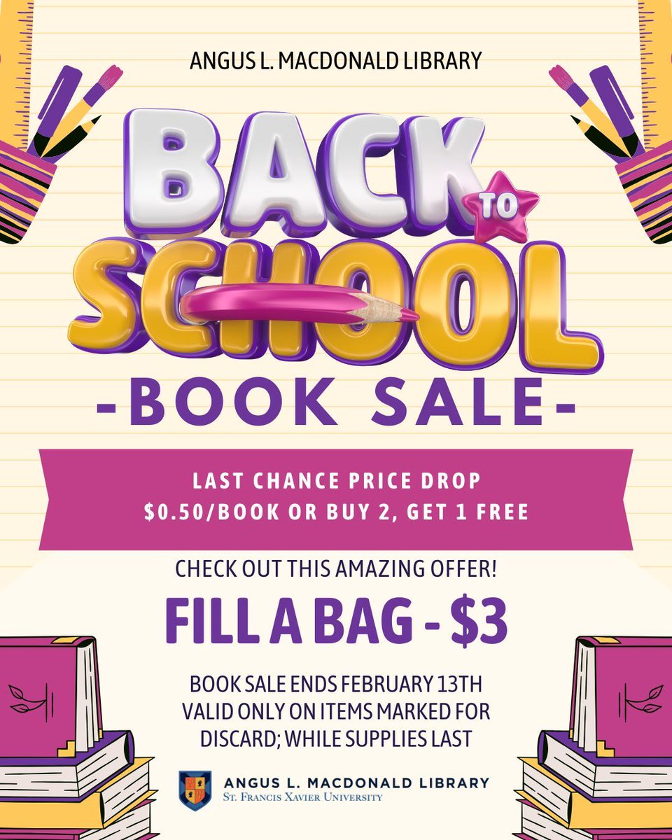 Angus L. Macdonald Library, StFX tweet media