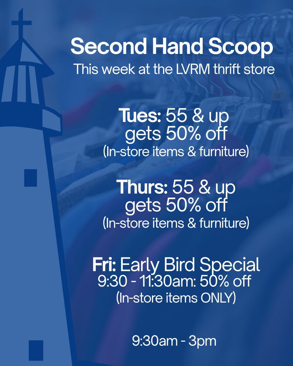 || Second Hand Scoop ||

Here are our deals for our Thrift store this week!

#lvrm #vegasrescue #thriftstore #deals
