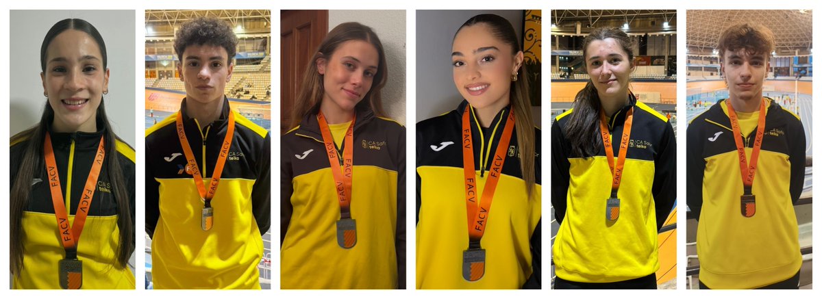Sis medalles en el Campionat Autonòmic Absolut Individual Short Track, dissabte a València. ➡️ tinyurl.com/2brc98au