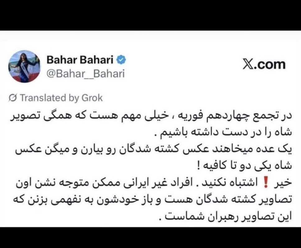 نیایین فحش بدین و هرچیزی لایق خودتونه بگین که حوصله‌تونو ندارم ولی اینجا دوستای غیر ایرانی من همه میگن "چرا به فارسی شعار میدین! یه چیزی بگین ما بفهمیم. شما که خودتون قضیه رو میدونین! مگه نه اینکه قراره صداتونو به دنیا برسونین؟ حداقل انگلیسی بگین!"
اتفاقن عکس جاویدنامها باید