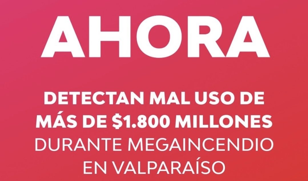 En Febrero del 2024, Boric y sus secuaces lanzaron la cruzada solidaria "Chile se levanta": reunieron $5.500 millones en aportes de privados.

Ese invierno los damnificados del incendio de Viña del Mar durmieron en carpas. NO LES LLEGÓ UN PESO.

Dos años después, se descubren