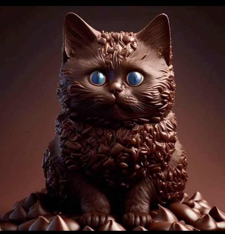 Gatitos de chocolate ♥️