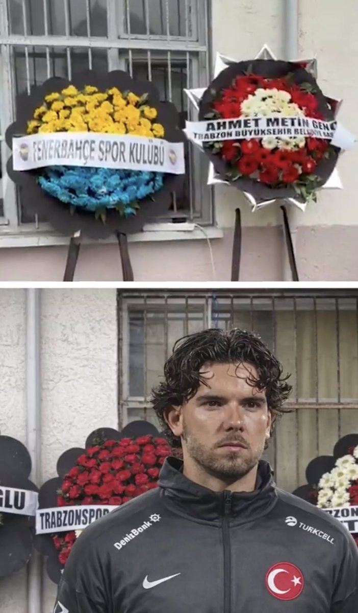 Trabzon'lu Ferdi Kadıoğlu'nun babannesinin vefatı sebebiyle Arsin'de cenaze namazı kılındı. 
Ahmet Metin Genç başkanın ismi, fb çelengi ile yanyana..