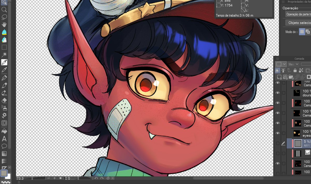 vitoriacampos5's tweet image. Detalhes
Por um mundo com mais OCs de nariz redondinho...