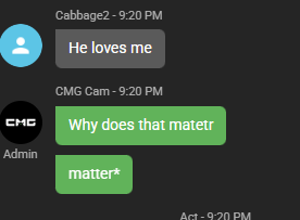 . <a href="/CMG_Esports/">CMG</a> <a href="/CMGAccounts/">CMG Robert</a> Is it not a huge conflict of interest for an ADMIN to be playing with a player that is console restricted, and hand cammed, to be responsible for clearing the player also? LOL