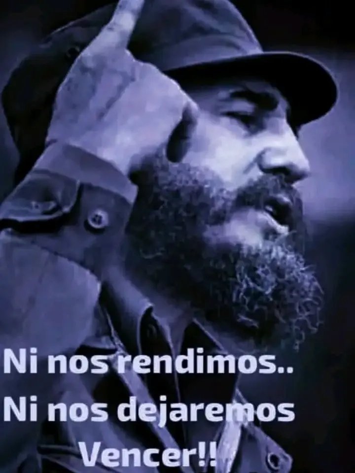 🗣️ Alto y claro.
#CubaEstáFirme