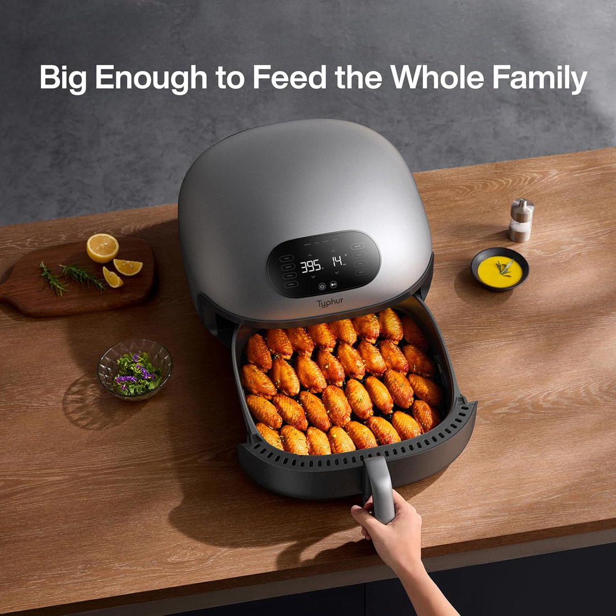 MASON89020's tweet photo. Crispy perfection for the whole family! 🤩 This #AirFryer’s extra-large capacity makes meal prep a breeze. 

#Amazon  #HealthyEating #KitchenGoals #CookingHacks #AmazonFinds #TopRated #LargeCapacity #QuickMeals #TastyBites #CookingMadeEasy #KitchenUpgrade #FoodLovers https://t.co/EuqeJB6ndU
