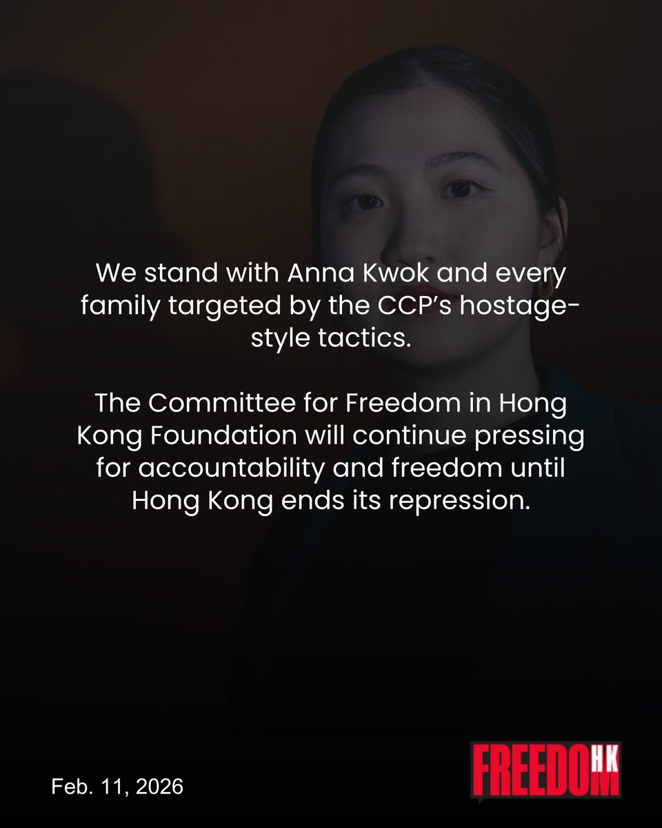 The Committee for Freedom in Hong Kong Foundation tweet media