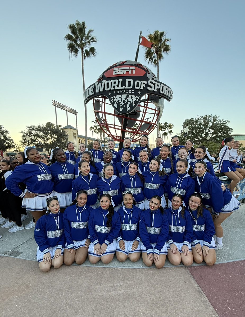 SWMHS_Cheer's tweet photo. SWMHS Cheerleading had a weekend for the books! ✨We competed for the first time in program history at the UCA High School Nationals in the D1 Game Day Division. We are so proud of the hard work this team showed on the national stage. BOOM 💥
@Sayrevillek12 @SWMHSbombers https://t.co/6mJdT2FPXn