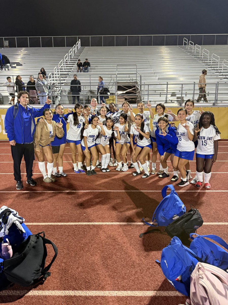 JJStangSoccer's tweet photo. Was definitely a battle tonight and found a way to secure a 5-0 win against McCollum. Nyalah Reeves with 4 goals and Yaretzi Villagomez with 1 goal #MustangNation https://t.co/3OnknyEUCF