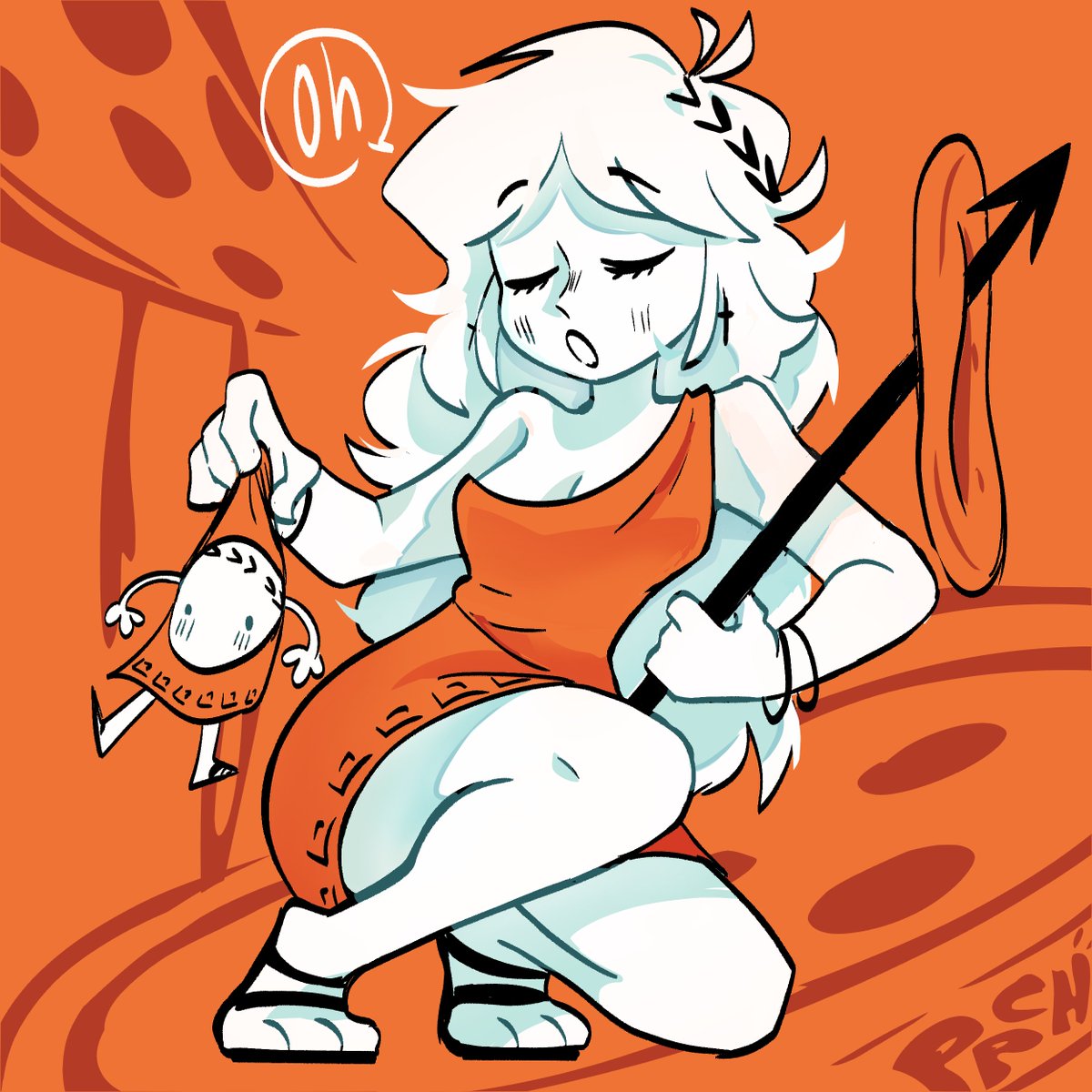 cute character design🍕