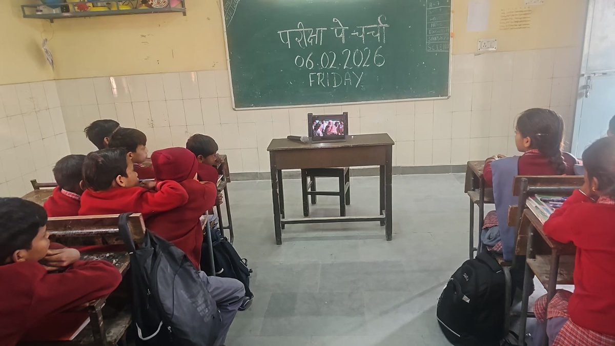 BamnoliS's tweet photo. #ParikshaPeCharcha2026! 🖋️ Moving from pressure to pleasure with PM @narendramodi’s invaluable advice for our students. 🌟 https://t.co/WEG5vM55n2