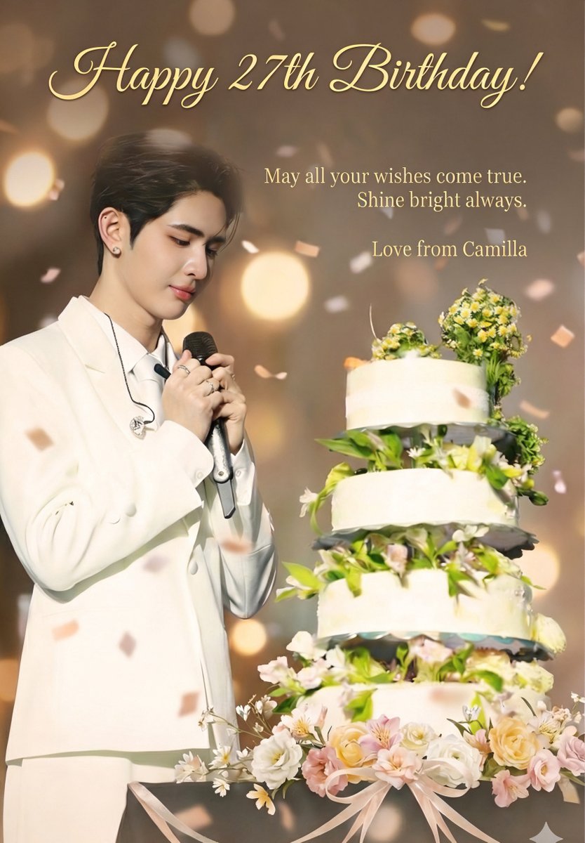 Happy 27th Birthday to the person who shines the brightest in my world. Watching you grow and chase your dreams has been the most beautiful journey. I hope this year wraps you in the same warmth and comfort you’ve given to all of us. Stay happy, stay healthy, and just be